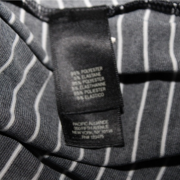 Kenneth Cole Reaction Black & White Striped Dress Women’s Medium Summer Dress - Picture 5 of 5